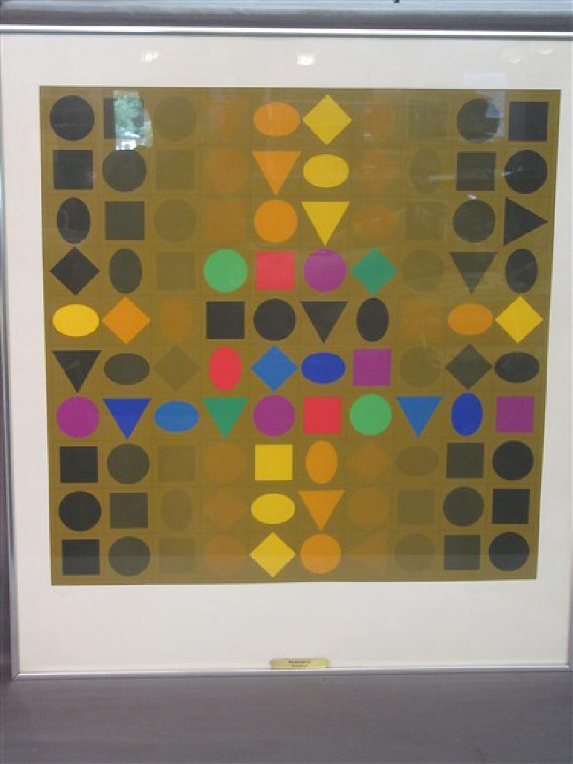 Victor Vasarely (American, 1908 - 1997) "Renaissance" (1 of 4)