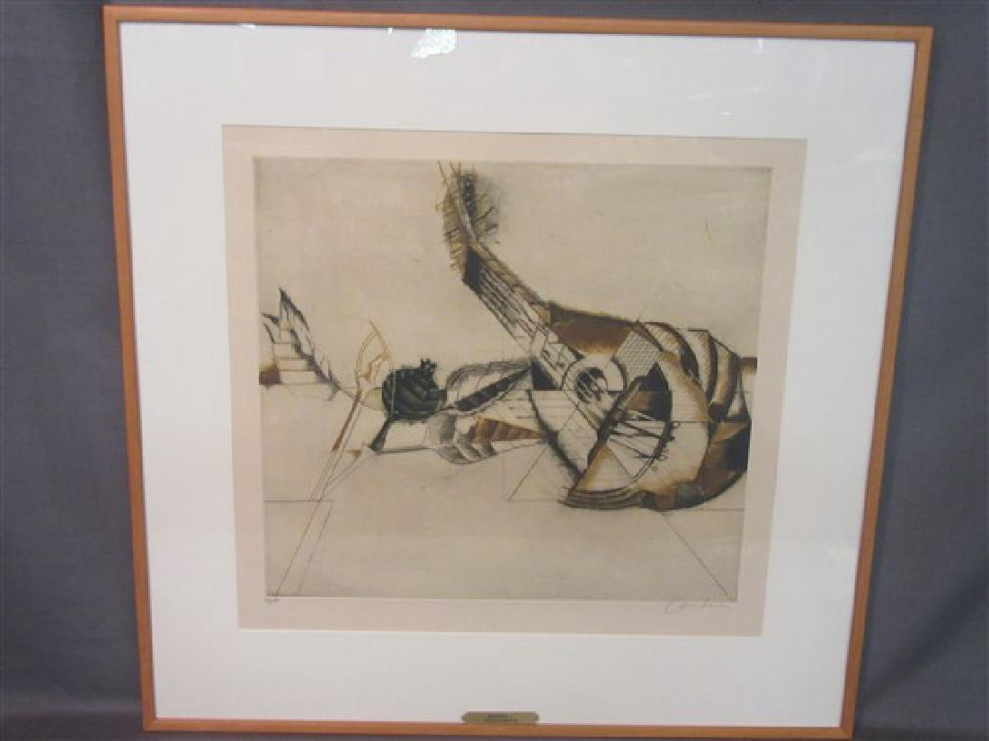 Brigitte Coudrain (French, b. 1934) "Mandolin I" (1 of 3)