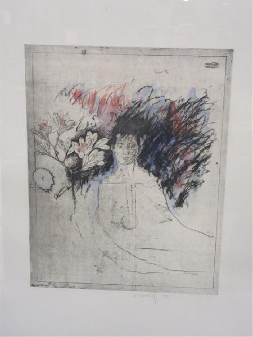 Donald Jay Saff (American, b.1937)"Our Lady of Sarcasm" (1 of 3)