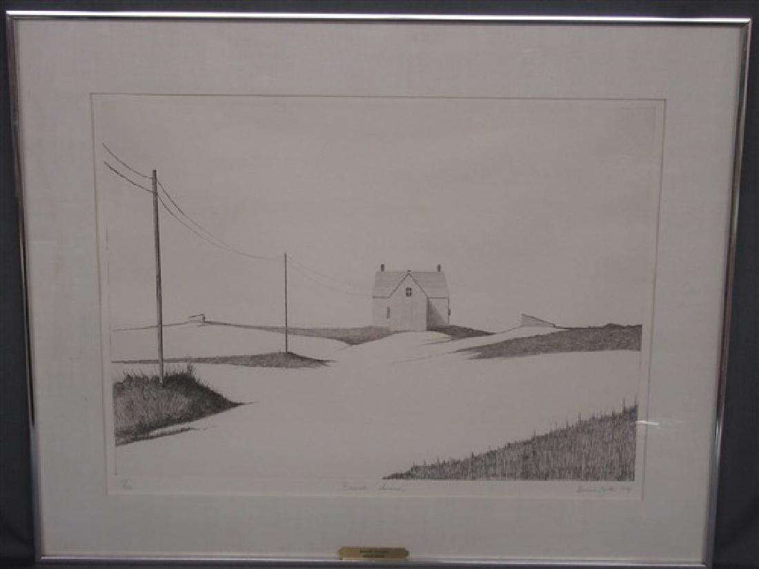 Bruce Zator (American, 20th century) "Beach House" (1 of 3)