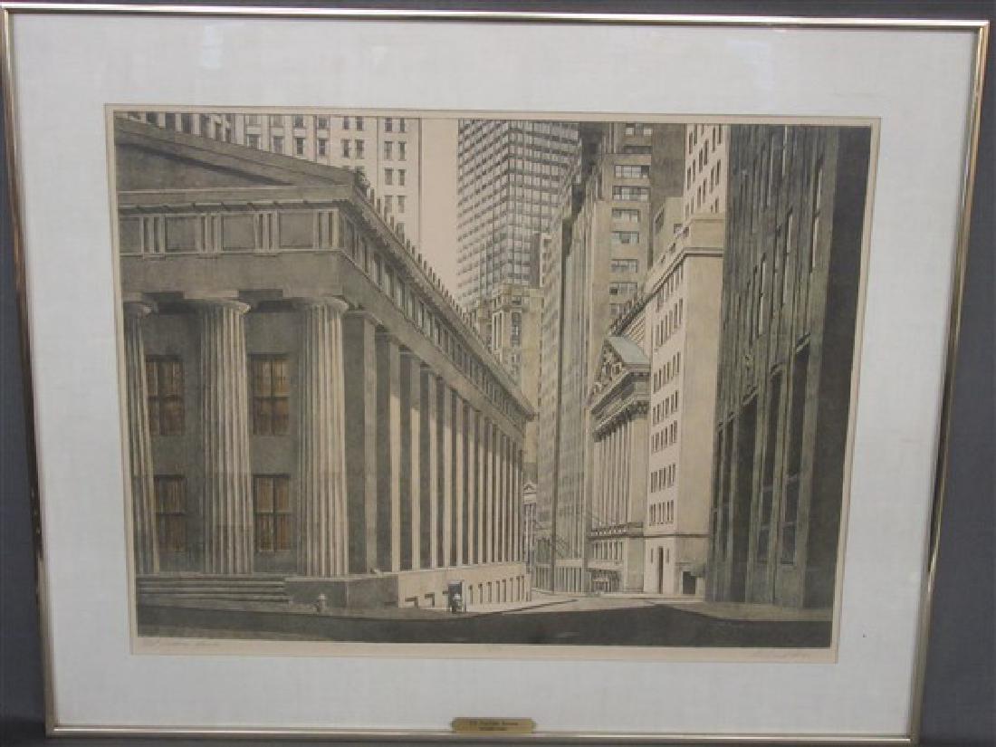Richard John Haas (American b 1936) "Old Custom House" (1 of 3)