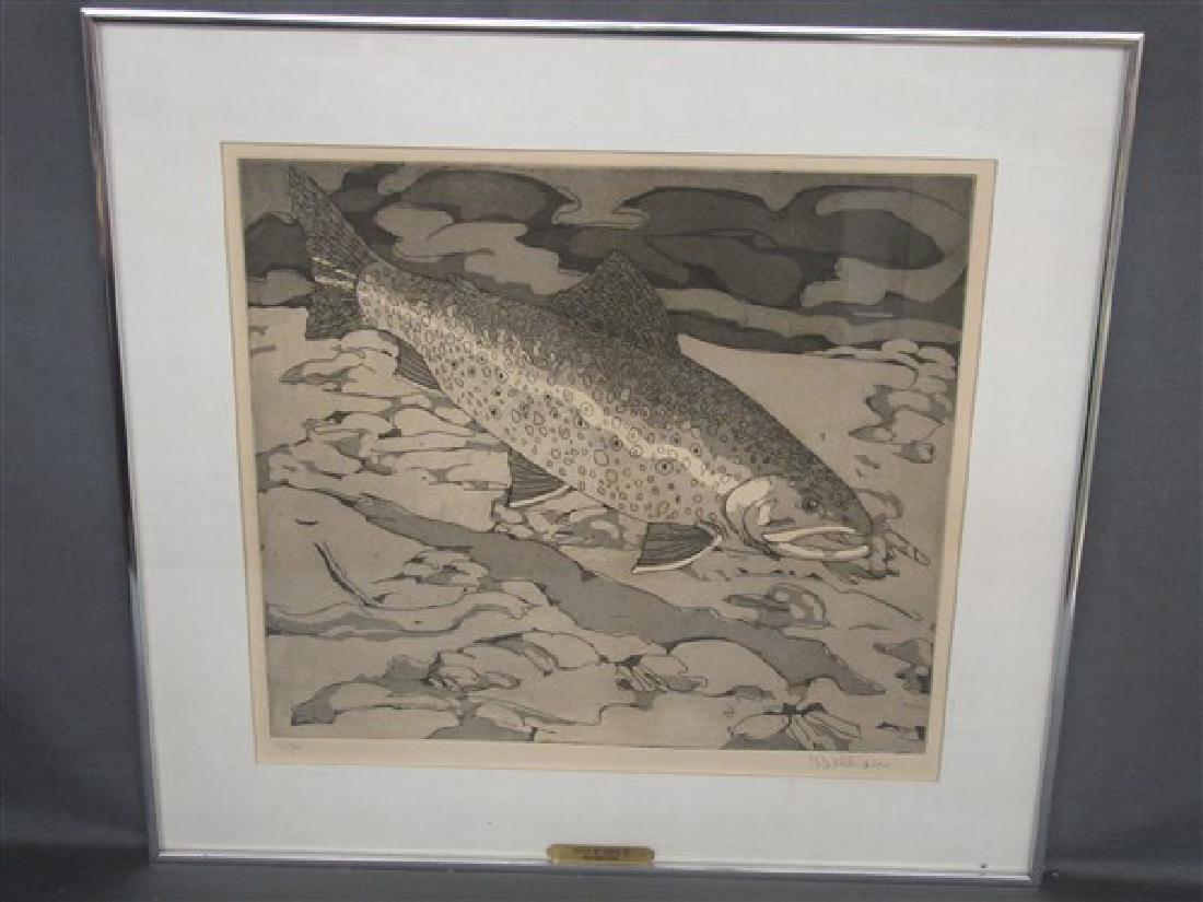 Neil Gavin Welliver (American 1929 - 2005)) "Trout II (1 of 2)