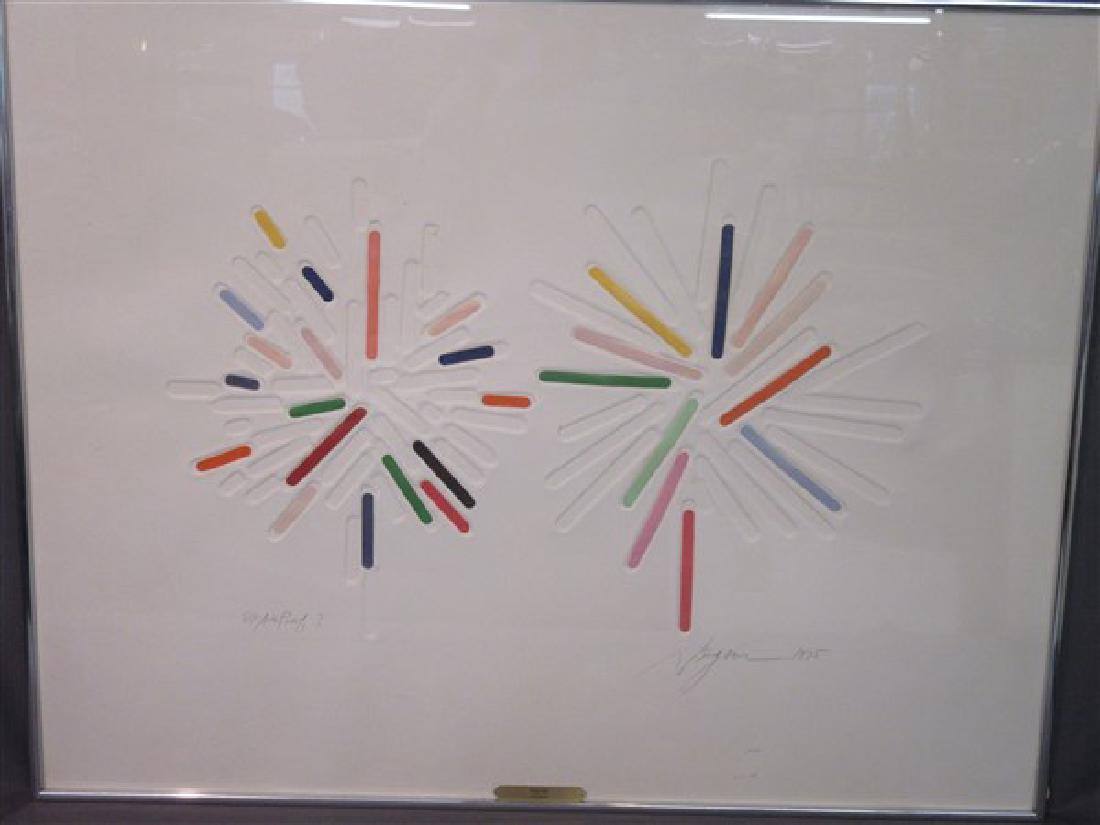 Vegnon (20th Century School) "Palette" Collage 1975 (1 of 3)