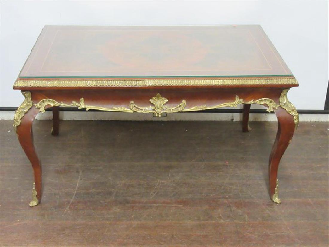Louis XVI Style Bronze Ormolu Coffee Table (1 of 3)