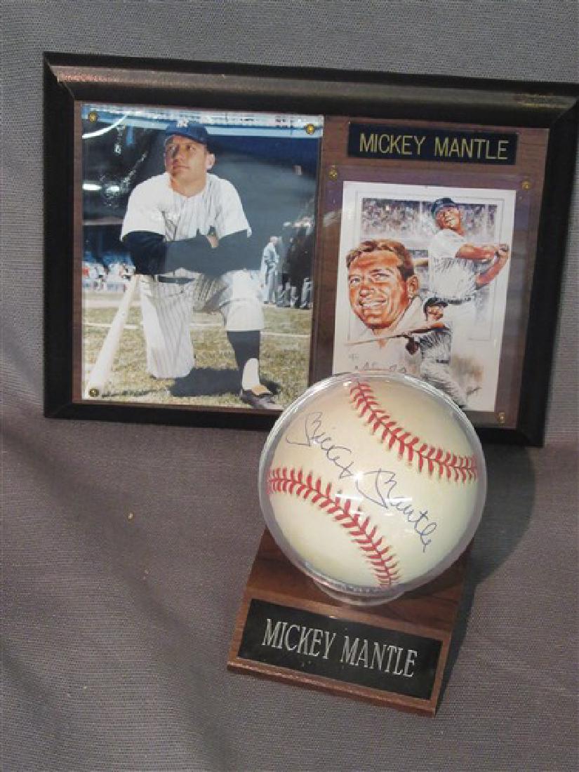 Mickey Mantle Signed Baseball (1 of 1)