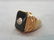 Men's 14K Onyx and Diamond Ring