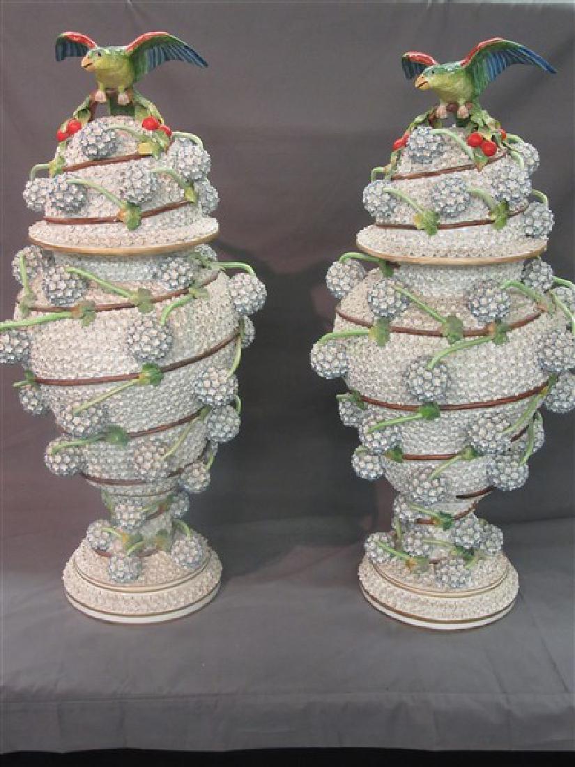 Monumental German Porcelain Covered Urns (1 of 19)