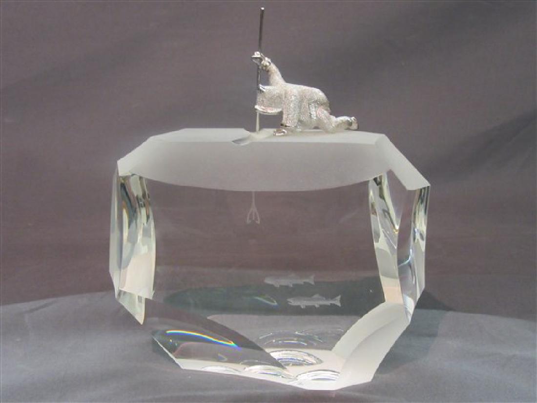 James Houston Steuben "Arctic Fisherman" Sculpture (1 of 8)