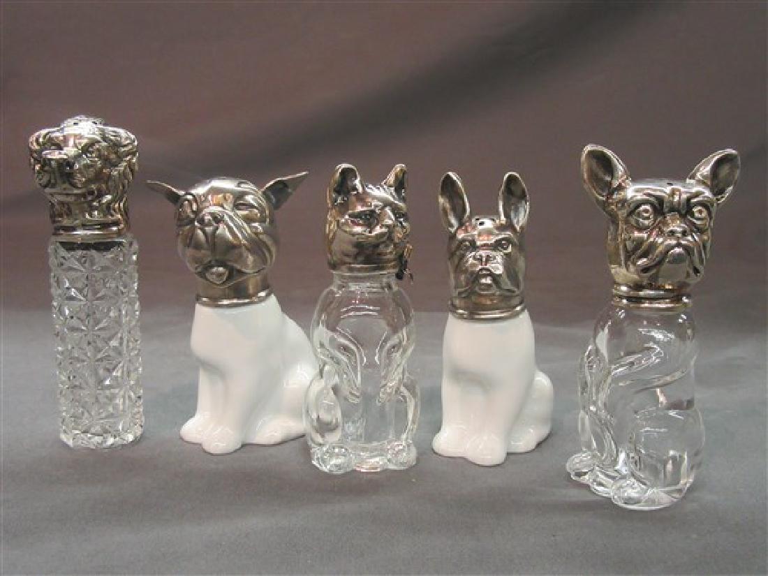 Five (5) Sterling Figural Animal Novelty Shakers (1 of 5)