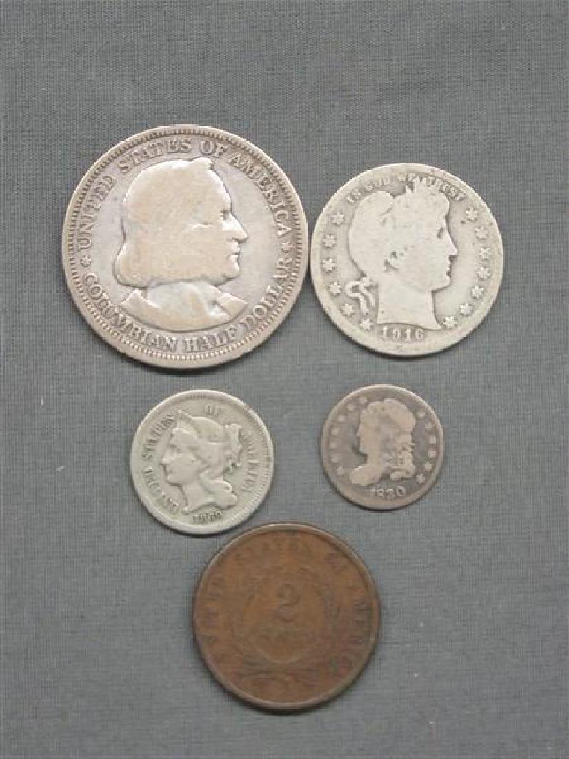 Five (5) U.S. Silver & Copper Coins (1 of 4)