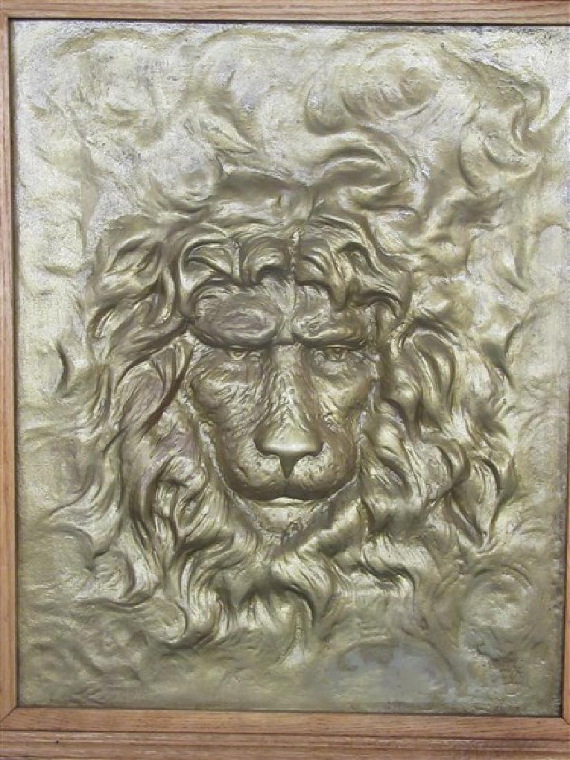 Cast Iron Lion Plaque (1 of 4)