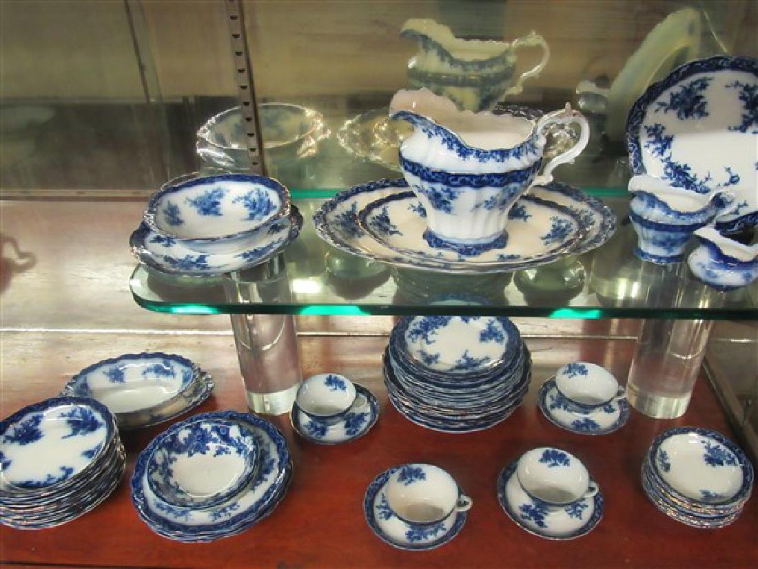 English Flow Blue Touraine Grouping (1 of 8)