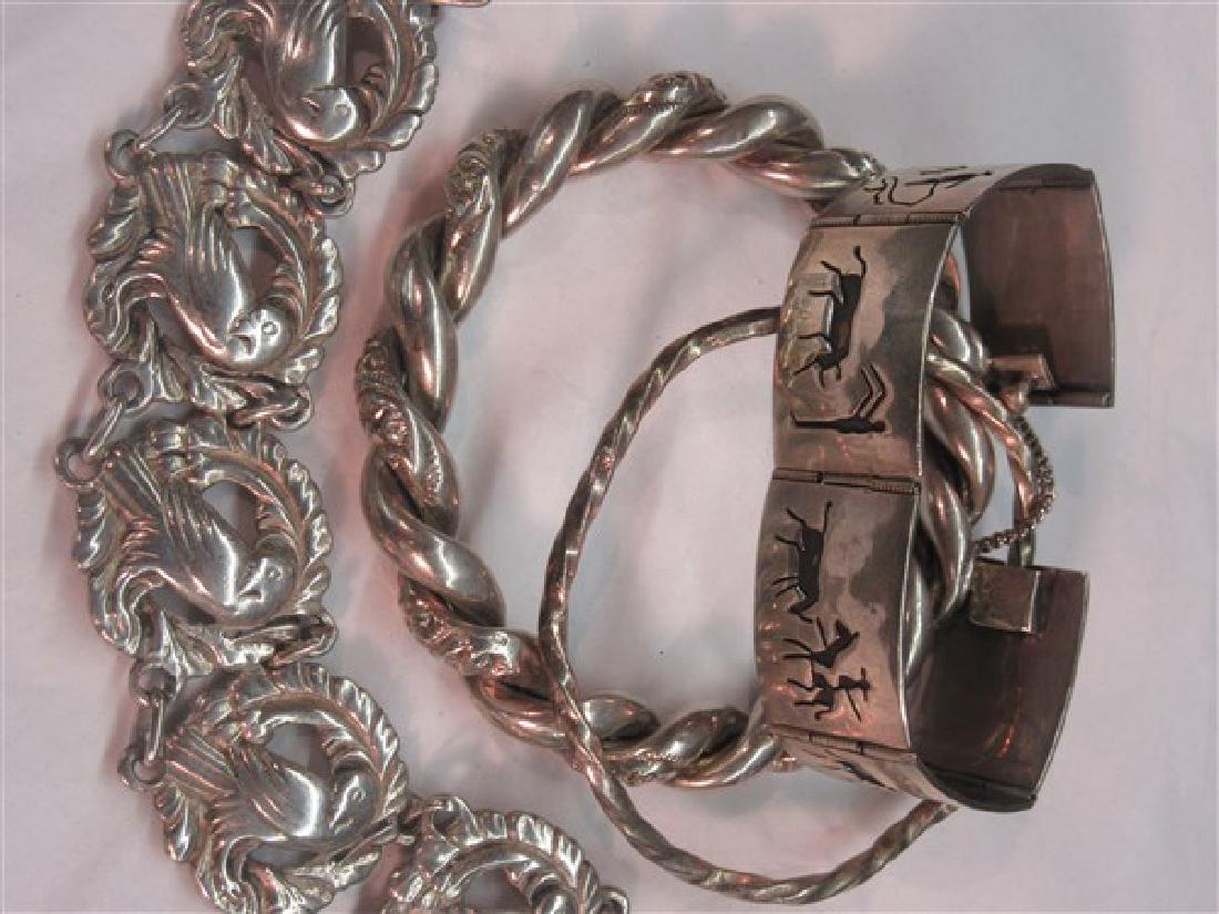 Sterling Silver Bracelet Grouping (1 of 4)