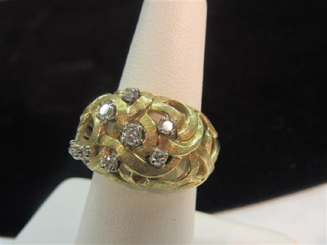 14k Yellow Gold Stylecrest  Diamond Ring (1 of 4)