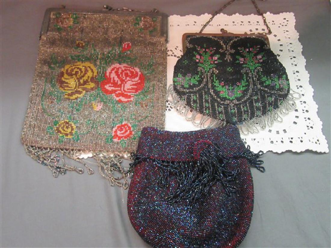 Three (3) Victorian Beaded Purses (1 of 4)