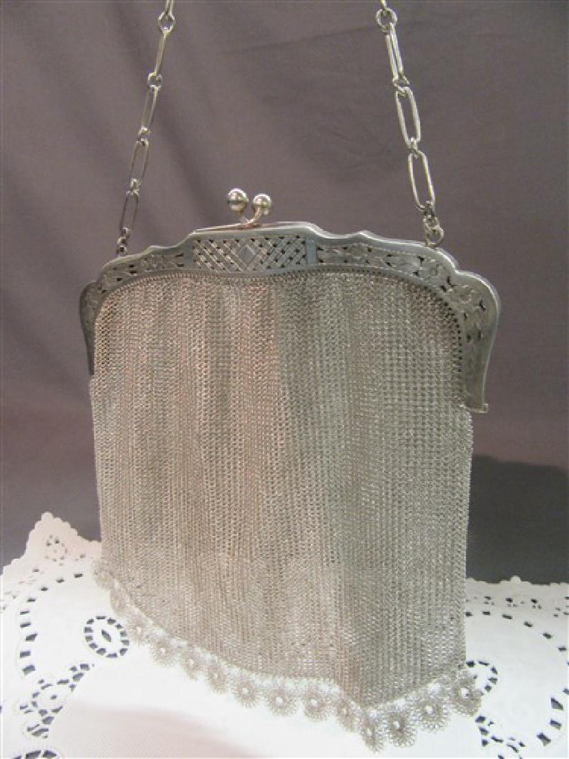 800 Silver Mesh Purse (1 of 4)