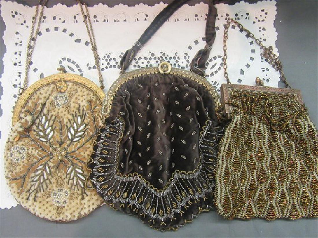 Three (3) Victorian Beaded Bags (1 of 4)