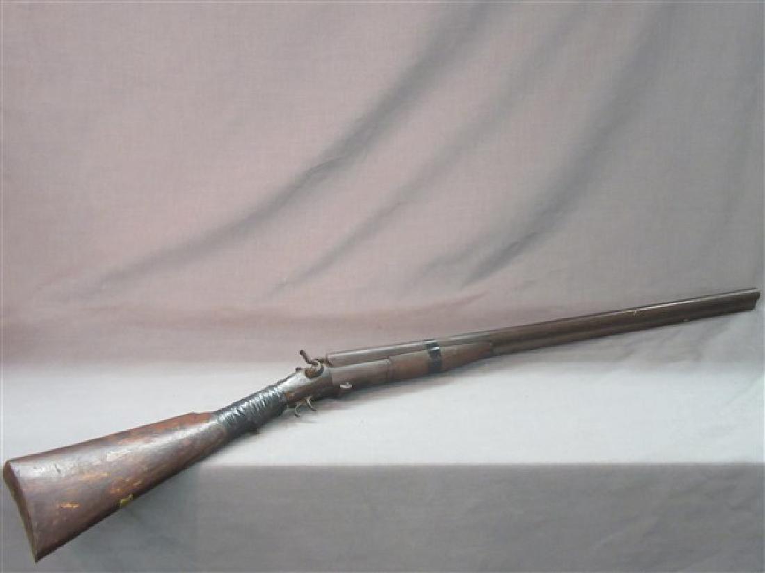 William Moore London Double Barrel Shotgun: William Moore, London fine twist double barrel shotgun. Needs restoration.