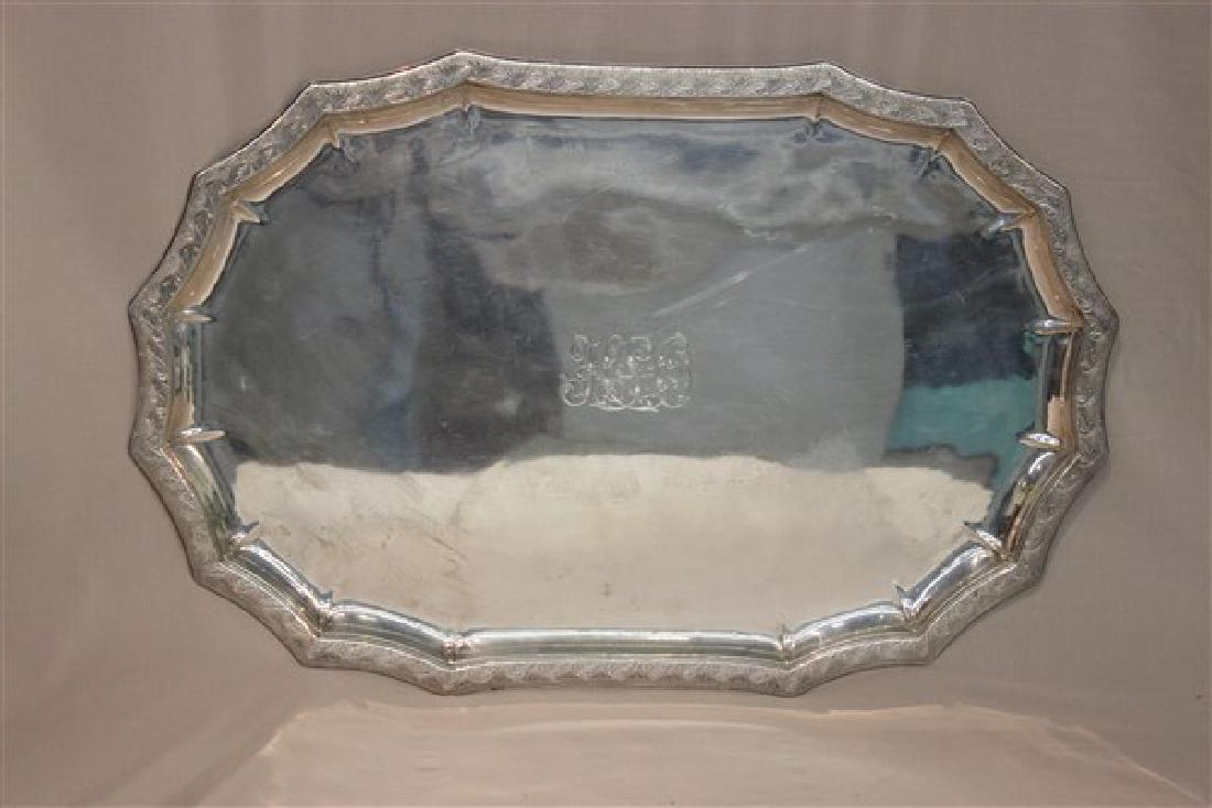 Tiffany Studios Sterling Silver Serving Tray 10lbs (1 of 4)