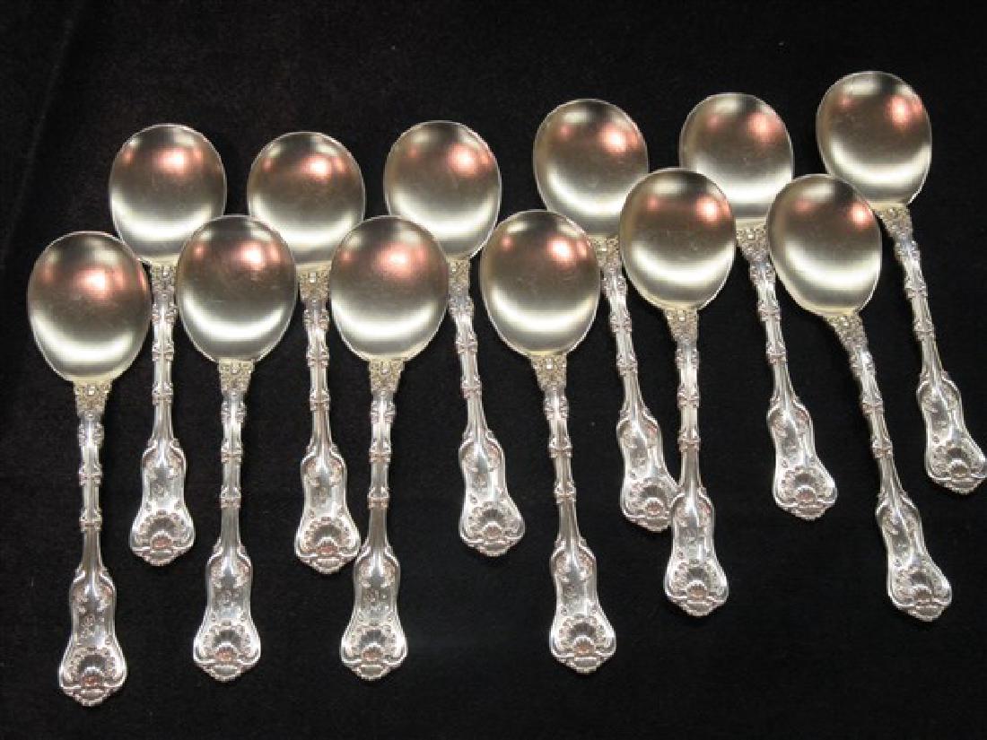 Twelve (12) Whiting Sterling Silver Demitasse Spoons (1 of 2)