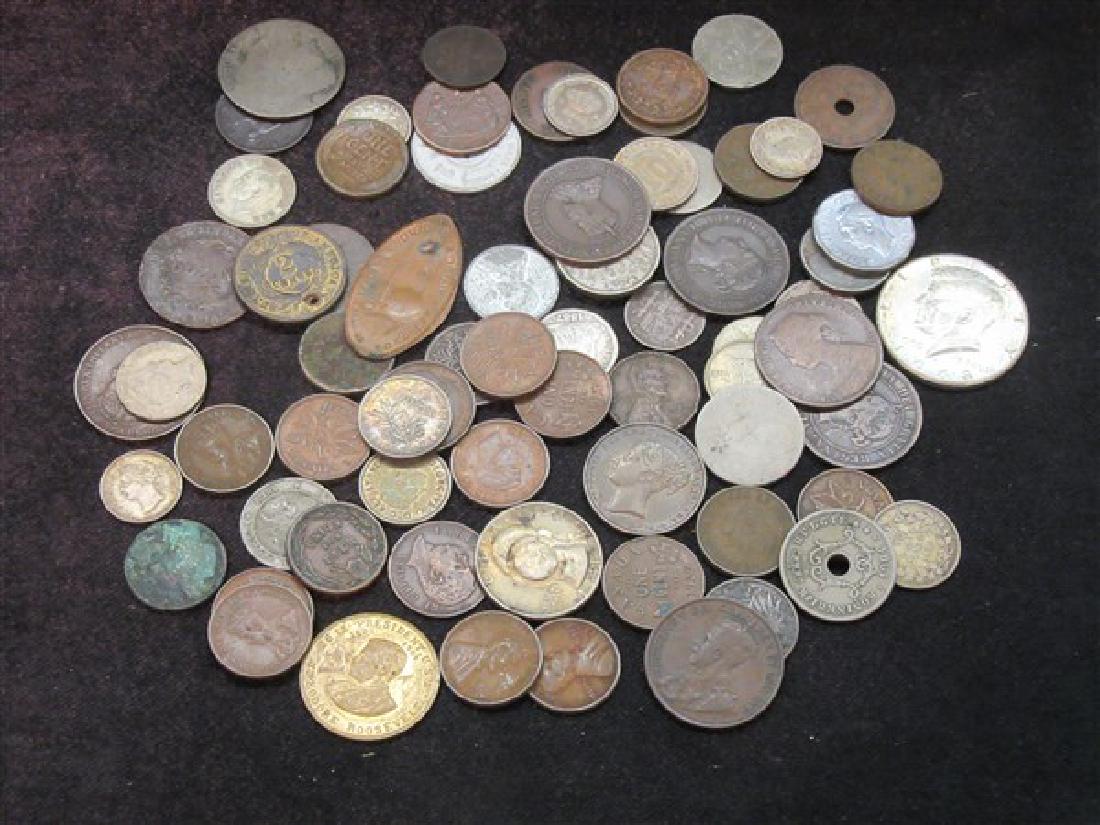 Mix Foreign And U.S. Coins Lot (1 of 5)