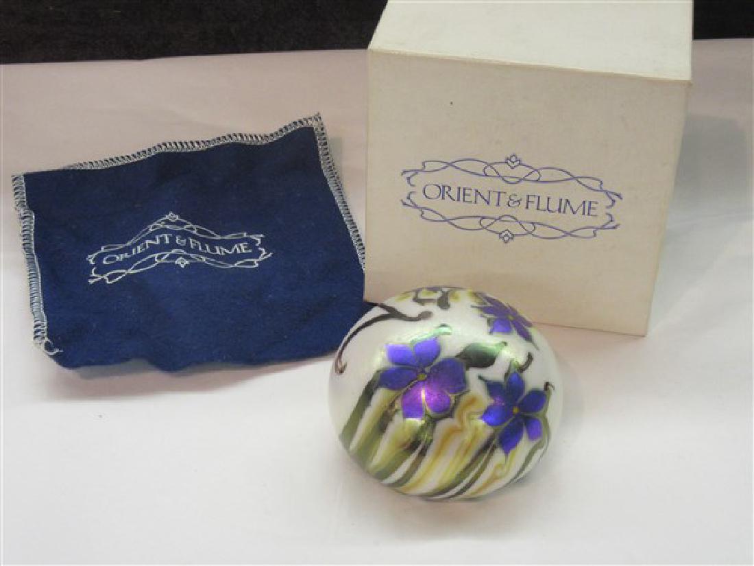 Orient And Flume Studio Art Glass Paperweight (1 of 3)