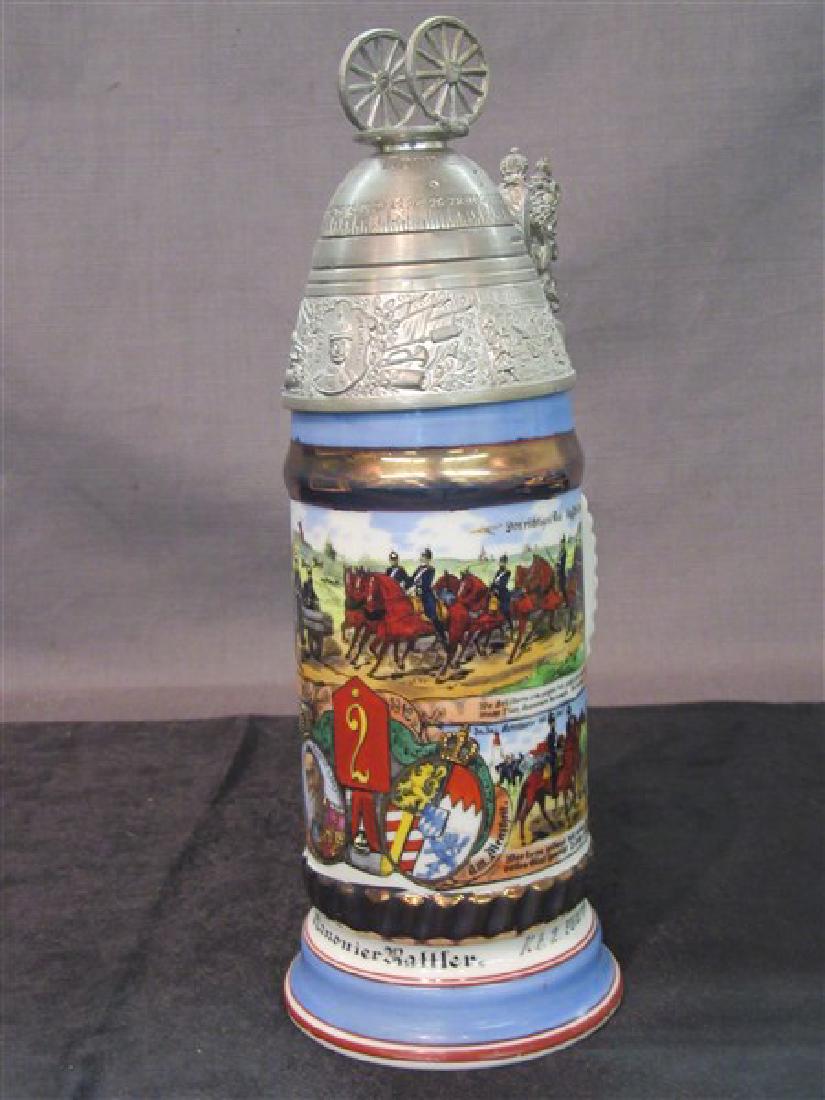 German Regimental Lithophane Stein (1 of 7)