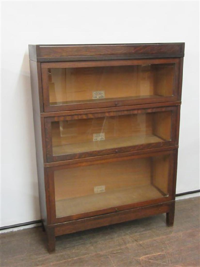 Globe Weirneke Three (3) Stack Lawyer's Bookcase (1 of 3)