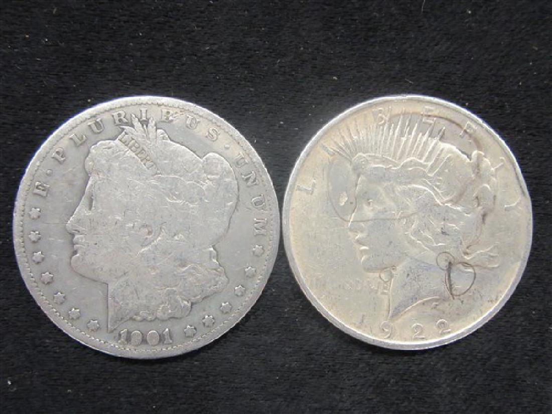U.S. Silver Morgan And Peace Dollars (1 of 2)