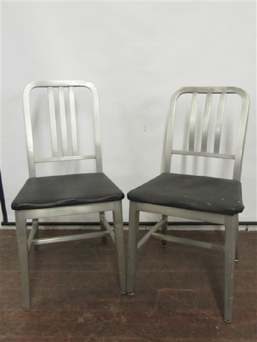 Two (2) Goodform Aluminum Chairs: Two (2) Goodform aluminum chairs. Dimensions: 33" X 16" X 16"