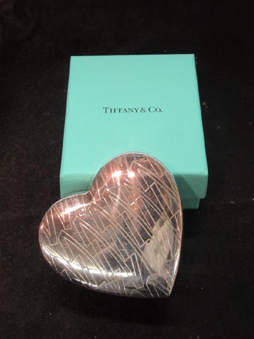 Tiffany & Co Sterling Silver Heart Trinket Box (1 of 4)