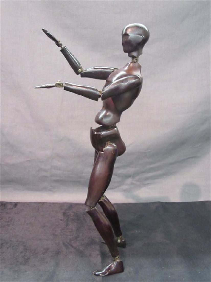 Atsco Bakelite "Oscar" Mannequin: A Bakelite Artist Mannequin "Oscar" by Atsco Sunset, Los Angeles. Dimensions: 20 1/2" height