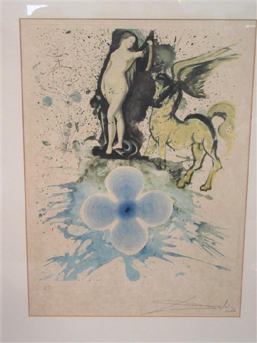 Hand signed Salvador Dali "Hommage A Cranach"  Etching (1 of 5)