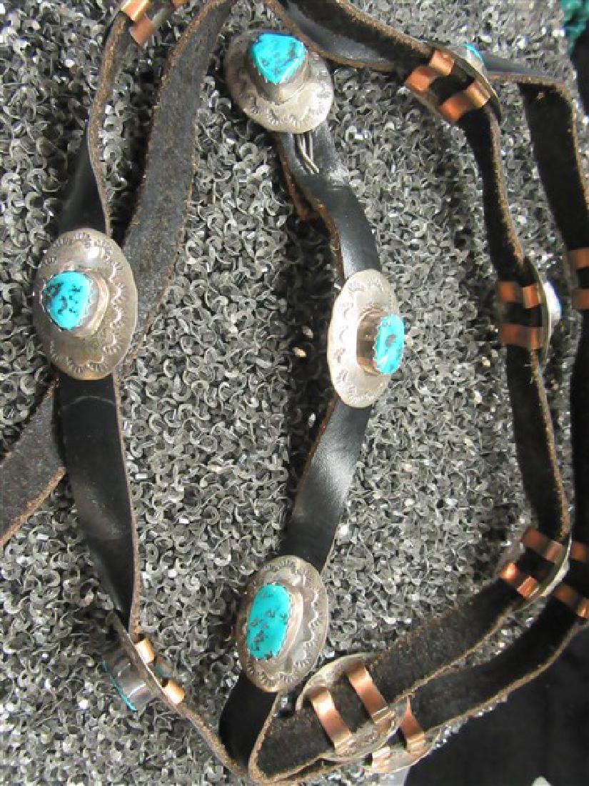 Lester Ortiz Indian Sterling Silver Belt (1 of 3)