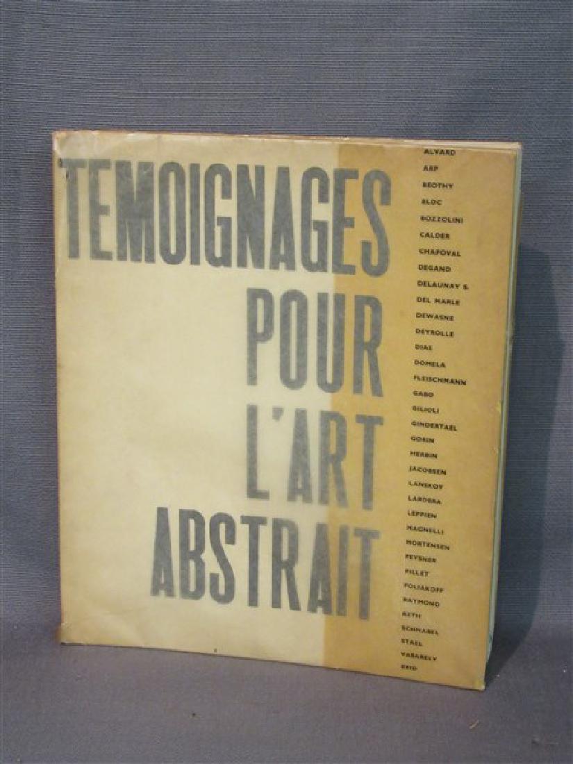 Temoignages Pour L'Art Abstrait w/ Lithographs 1952 (1 of 9)