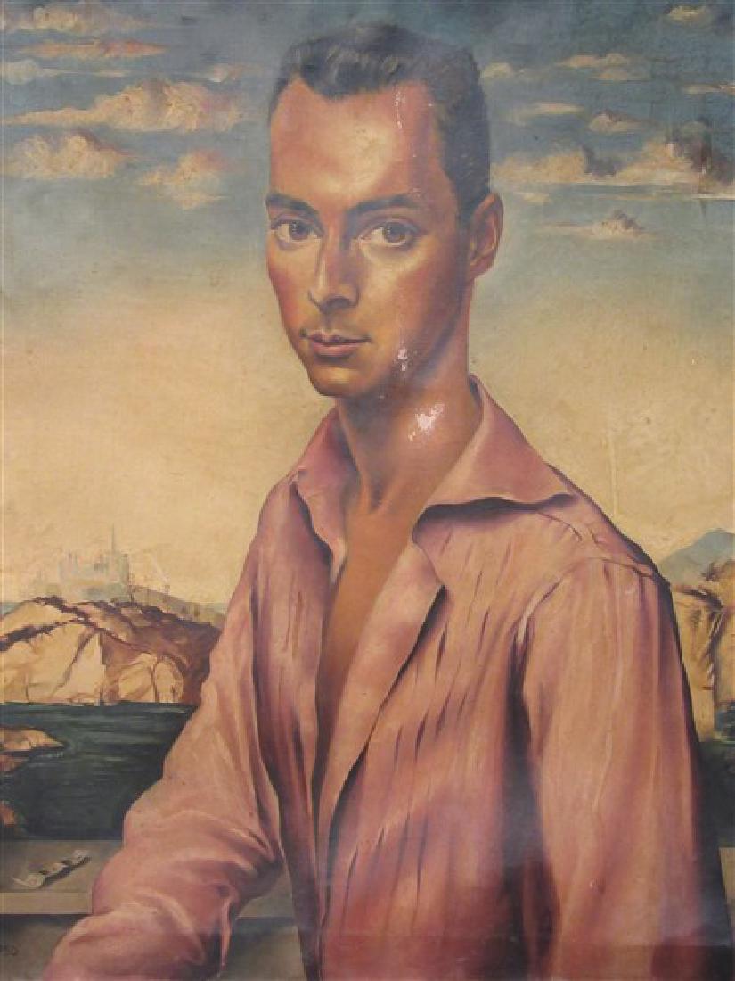 Peter Sheil (20th c. American) Male Portrait (1 of 5)