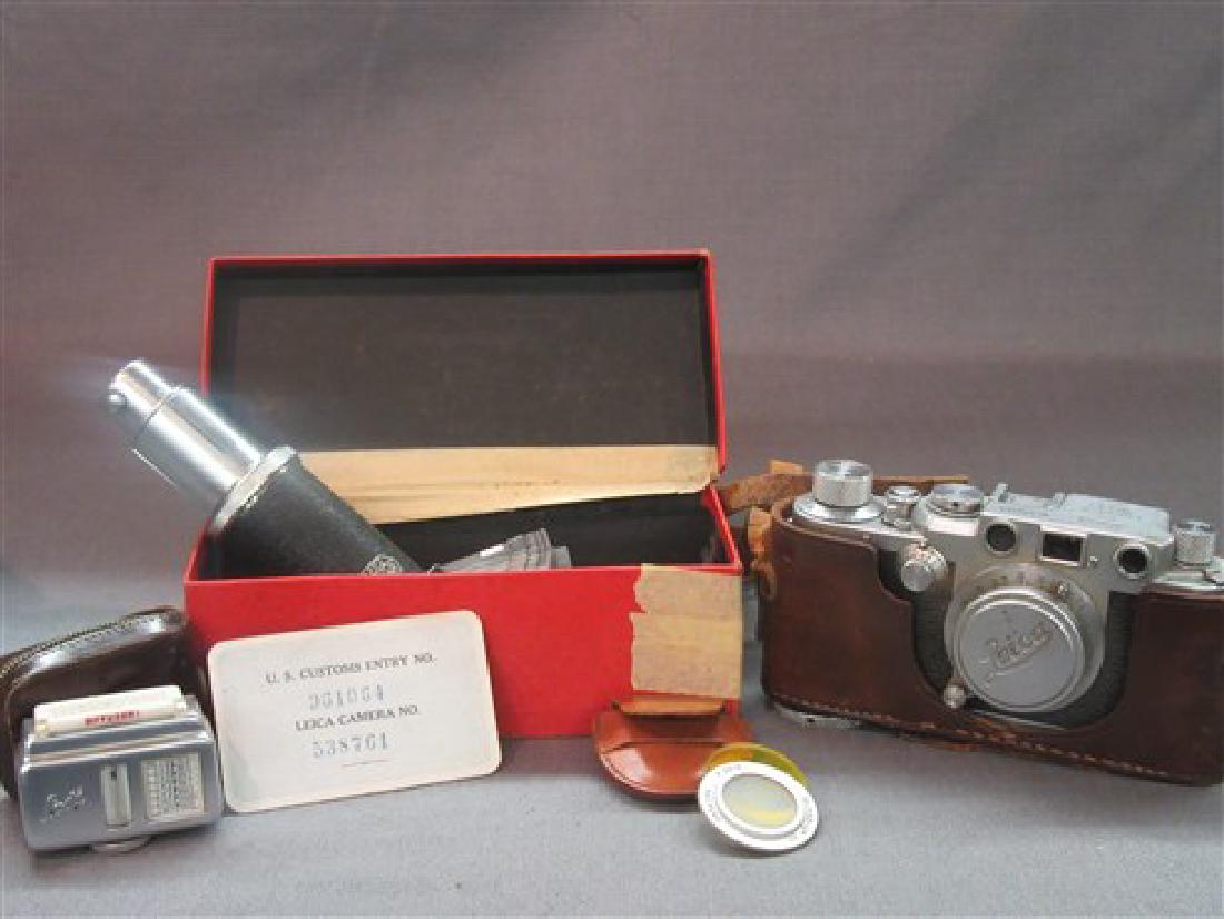 Vintage Ernst Leitz Wetzlar Leica D.R.P. 35mm Camera (1 of 7)