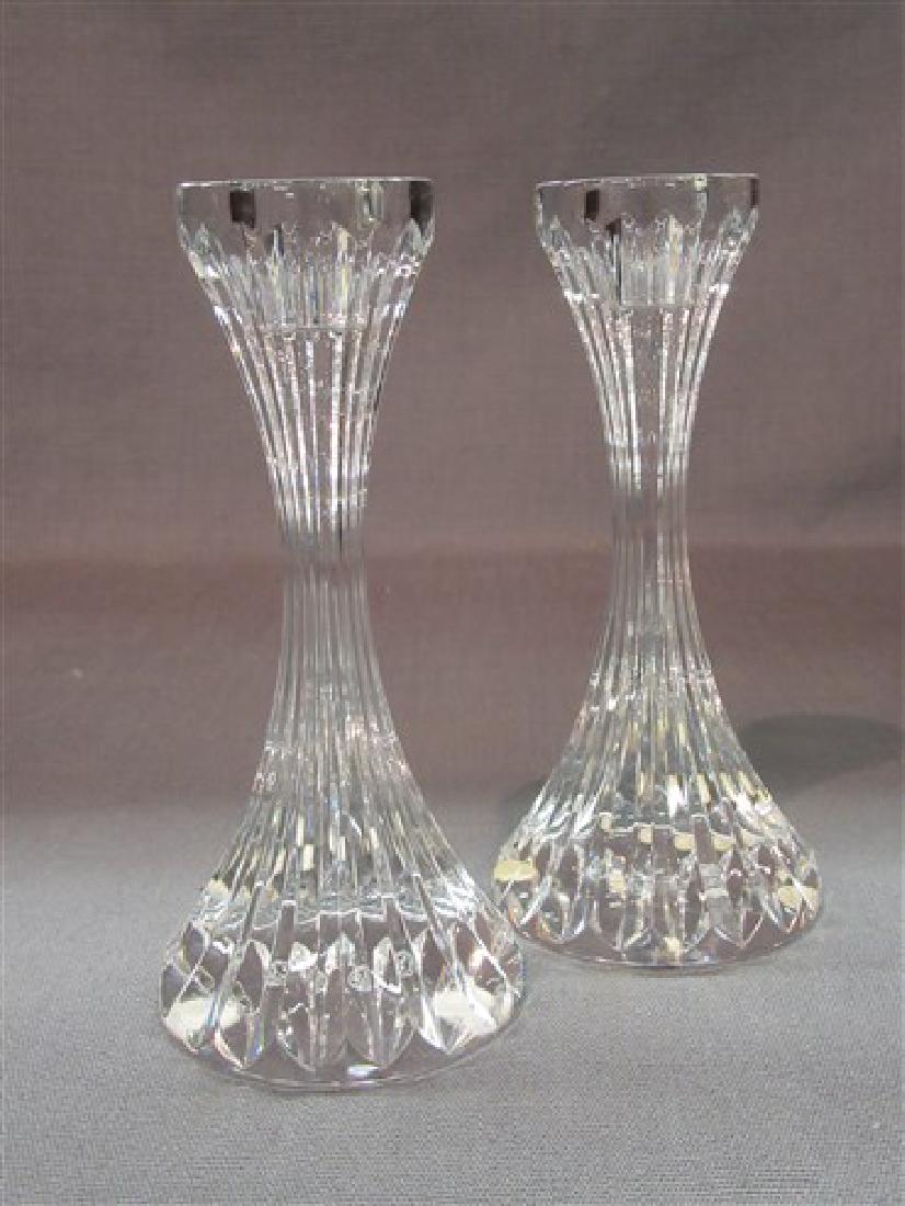 Pair Baccarat Crystal Candlesticks (1 of 2)
