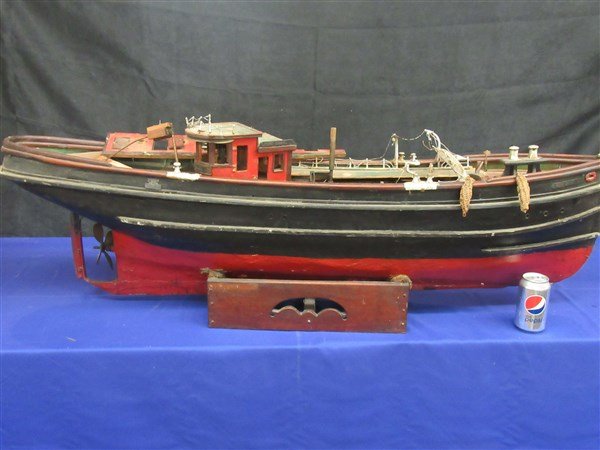 19th c. Lg. German Clockwork Ship (1 of 11)