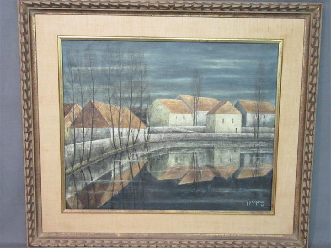 Jean Pierre Capron (French, 1921-1997) Oil On Canvas (1 of 5)