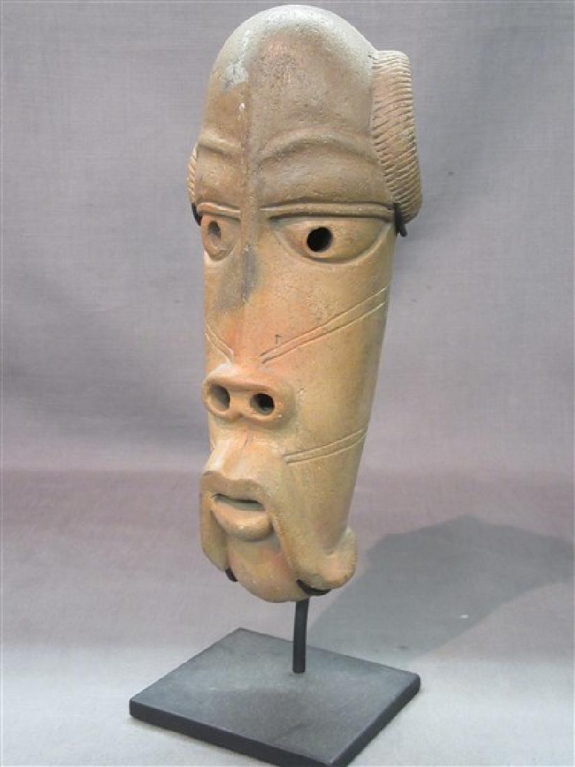 Papua , New Guinea Carved Stone Mask (1 of 4)