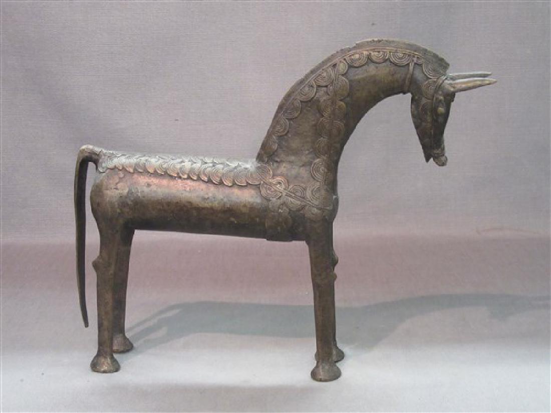 African Bronze Horse Early 20th C. (1 of 3)
