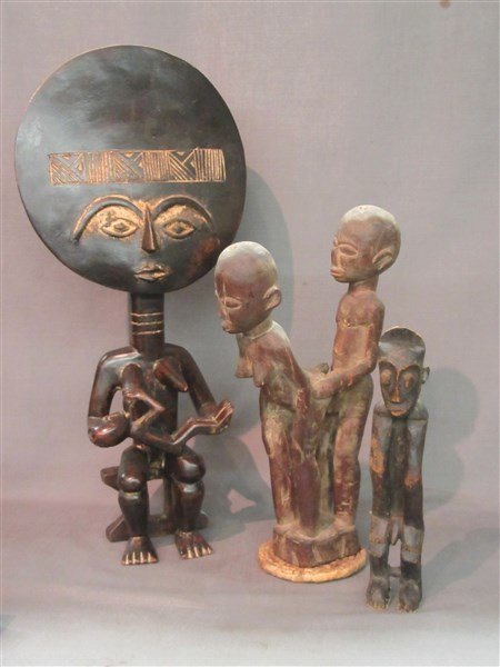 Three (3) African Art Sculptures (1 of 3)