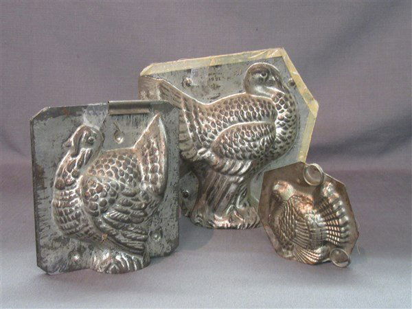 Three (3) Turkey Chocolate Molds (1 of 4)