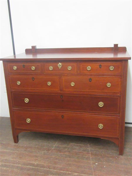 Federal Style Cherry Wood Chest of Drawers (1 of 4)