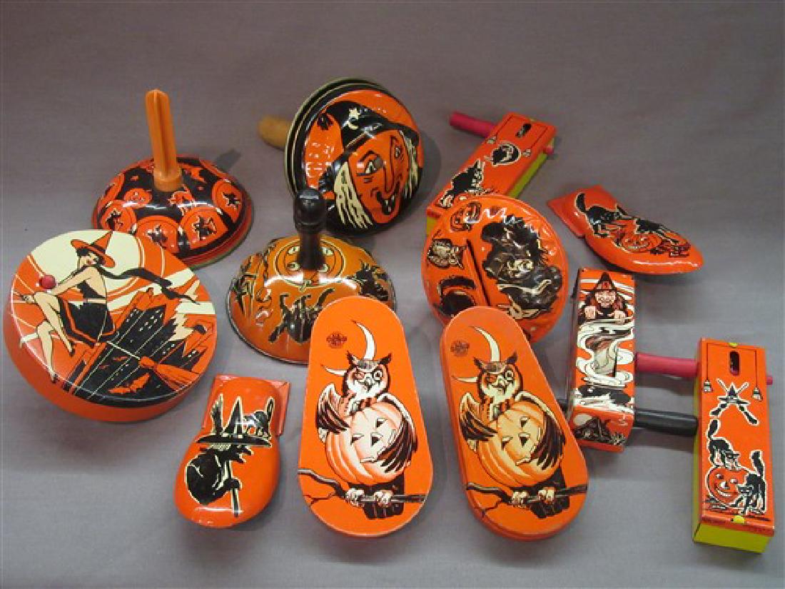 Twelve (12) Vintage Halloween Noise Makers (1 of 3)