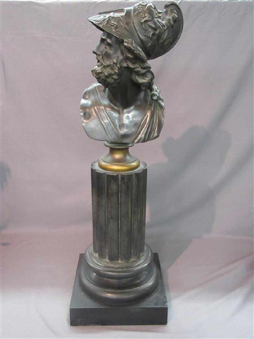 19th C. Hercules Bronze Bust (1 of 7)