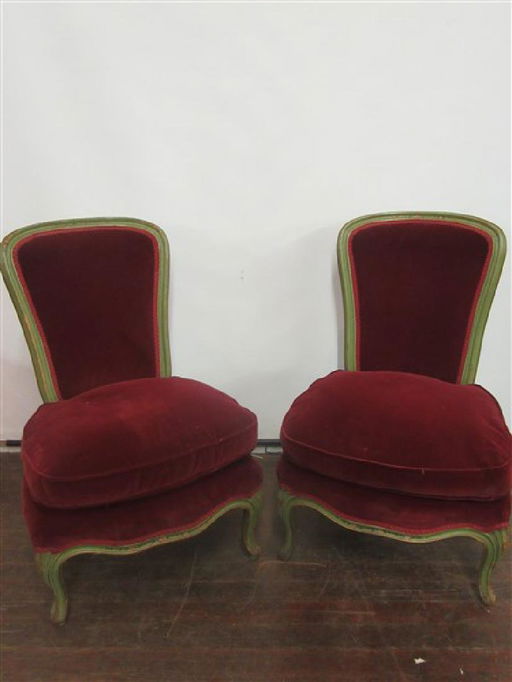Pr French Style Boudoir Slipper Chairs Sep 24 2018 Flannery S Estate Services In Ny