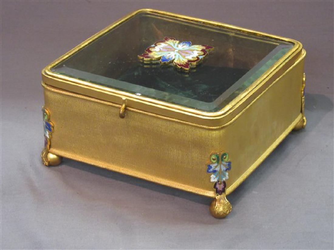 French Champleve Enamel Box (1 of 7)