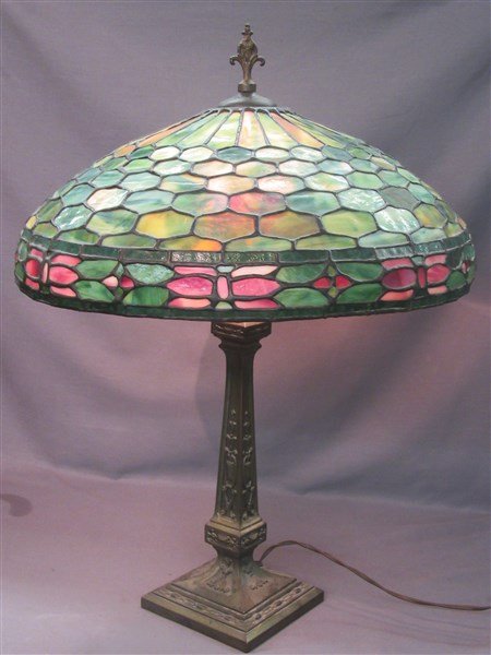 Slag Glass Table Lamp (1 of 1)